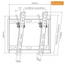 Наклонный кронштейн Brateck LP34-22T